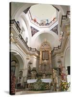 Interior of the Lady of Guadalupe Church, Puerto Vallarta, Jalisco, Mexico, North America-Michael DeFreitas-Stretched Canvas