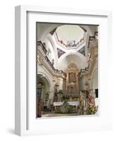 Interior of the Lady of Guadalupe Church, Puerto Vallarta, Jalisco, Mexico, North America-Michael DeFreitas-Framed Photographic Print