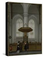 Interior of the Laurenskerk at Rotterdam, 1662-Anthonie de Lorme-Stretched Canvas