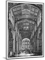 Interior of the Library, Guildhall, City of London, 1886-null-Mounted Giclee Print