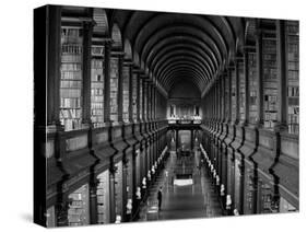 Interior of the Library, Trinity College, Dublin, Eire (Republic of Ireland)-Michael Short-Stretched Canvas