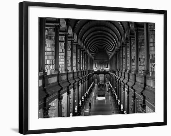 Interior of the Library, Trinity College, Dublin, Eire (Republic of Ireland)-Michael Short-Framed Photographic Print