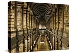 Interior of the Library, Trinity College, Dublin-null-Stretched Canvas