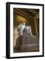 Interior of the Lincoln Memorial Lit Up at Night-Michael Nolan-Framed Photographic Print