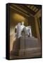 Interior of the Lincoln Memorial Lit Up at Night-Michael Nolan-Framed Stretched Canvas