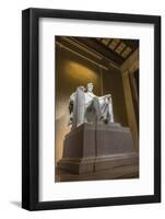 Interior of the Lincoln Memorial Lit Up at Night-Michael Nolan-Framed Photographic Print