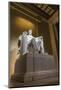 Interior of the Lincoln Memorial Lit Up at Night-Michael Nolan-Mounted Photographic Print