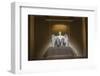 Interior of the Lincoln Memorial Lit Up at Night-Michael Nolan-Framed Photographic Print