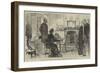 Interior of the Lodge at Camden House, Chiselhurst, Signing the Visitors' Book-null-Framed Giclee Print