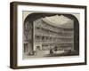 Interior of the Lyceum Theatre, Redecorated-null-Framed Giclee Print