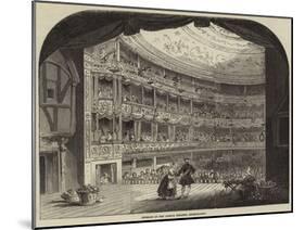 Interior of the Lyceum Theatre, Redecorated-null-Mounted Giclee Print