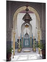 Interior of the Mahakma Du Pasha in the Quartier Habous or 'New Medina' in Casablanca-Julian Love-Mounted Photographic Print