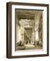 Interior of the Maqsourah in the 9th Century Mosque of Ahmed Ibn-Touloun, Cairo (Litho)-Philibert Joseph Girault de Prangey-Framed Giclee Print