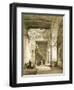 Interior of the Maqsourah in the 9th Century Mosque of Ahmed Ibn-Touloun, Cairo (Litho)-Philibert Joseph Girault de Prangey-Framed Giclee Print