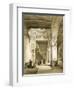 Interior of the Maqsourah in the 9th Century Mosque of Ahmed Ibn-Touloun, Cairo (Litho)-Philibert Joseph Girault de Prangey-Framed Giclee Print