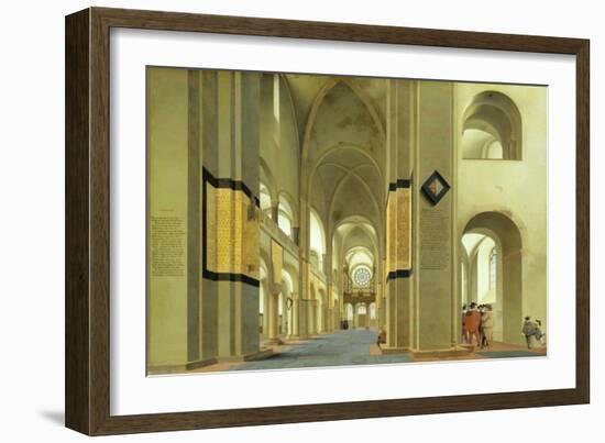 Interior of the Marienkirche in Utrecht, 1638-Pieter Jansz Saenredam-Framed Giclee Print