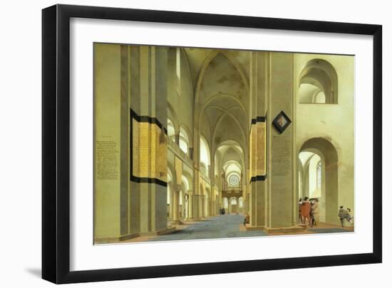 Interior of the Marienkirche in Utrecht, 1638-Pieter Jansz Saenredam-Framed Giclee Print