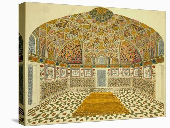 Interior of the Mausoleum of Itimad-Ud Daula, Agra, India-null-Stretched Canvas