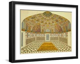 Interior of the Mausoleum of Itimad-Ud Daula, Agra, India-null-Framed Giclee Print