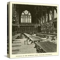 Interior of the Memorial Hall, Harvard University-null-Stretched Canvas