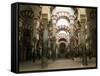 Interior of the Mezquita (Great Mosque), Unesco World Heritage Site, Cordoba, Andalucia, Spain-Christopher Rennie-Framed Stretched Canvas