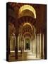 Interior of the Mezquita or Mosque at Cordoba, Cordoba, Andalucia), Spain-Michael Busselle-Stretched Canvas