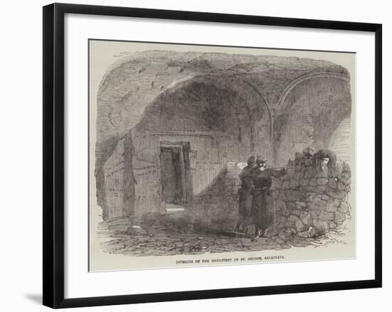 Interior of the Monastery of St George, Balaclava-null-Framed Giclee Print