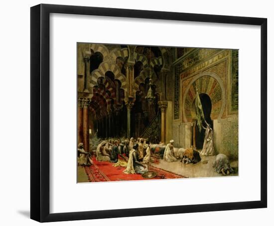 Interior of the Mosque at Cordoba, C.1880-Edwin Lord Weeks-Framed Giclee Print