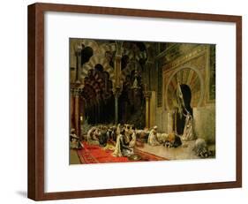 Interior of the Mosque at Cordoba, C.1880-Edwin Lord Weeks-Framed Giclee Print