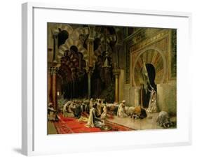 Interior of the Mosque at Cordoba, C.1880-Edwin Lord Weeks-Framed Giclee Print