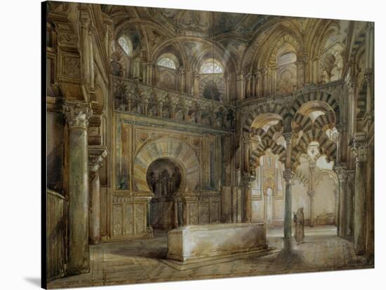 Interior of the Mosque of Cordoba-Thienon Louis Desire-Stretched Canvas