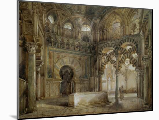 Interior of the Mosque of Cordoba-Thienon Louis Desire-Mounted Giclee Print