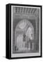 Interior of the Mosque of Kaid-Bey, Plate 55 from "Monuments and Buildings of Cairo"-Pascal Xavier Coste-Framed Stretched Canvas