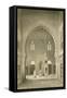 Interior of the Mosque of Qaitbay, Cairo (Litho)-French-Framed Stretched Canvas