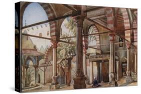 Interior of the Mosque of Shakhoun, Cairo-Walter Spencer-Stanhope Tyrwhitt-Stretched Canvas