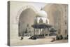 Interior of the Mosque of the Sultan al-Ghuri, Cairo, Egypt, 19th century-David Roberts-Stretched Canvas