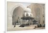 Interior of the Mosque of the Sultan al-Ghuri, Cairo, Egypt, 19th century-David Roberts-Framed Giclee Print