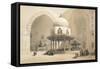 Interior of the Mosque of the Sultan El Ghoree, Cairo, from Egypt and Nubia, Vol.3-David Roberts-Framed Stretched Canvas