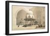 Interior of the Mosque of the Sultan El Ghoree, Cairo, from Egypt and Nubia, Vol.3-David Roberts-Framed Giclee Print