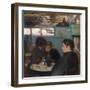 Interior of the Moulin De La Galette, C.1890 (Oil on Canvas)-Ramon Casas-Framed Giclee Print