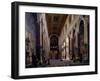 Interior of the Naples Cathedral, 1859-Giuseppe Castiglione-Framed Giclee Print