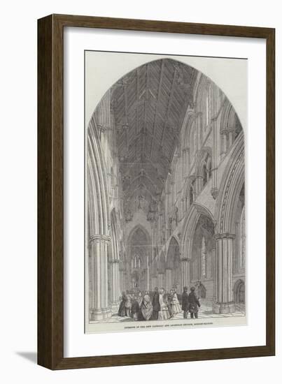 Interior of the New Catholic and Apostolic Church, Gordon-Square-null-Framed Giclee Print