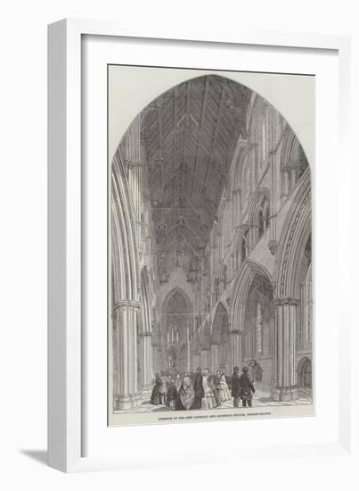 Interior of the New Catholic and Apostolic Church, Gordon-Square-null-Framed Giclee Print