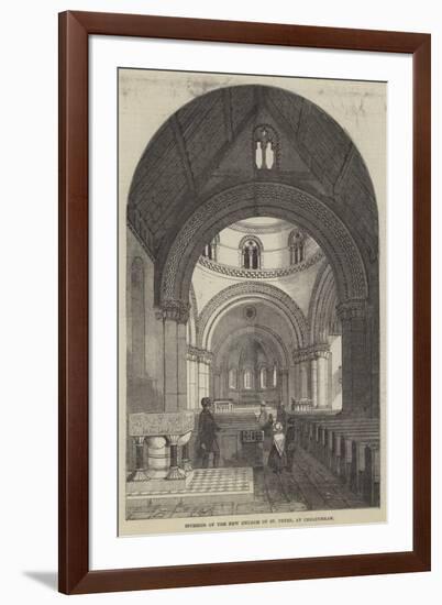 Interior of the New Church of St Peter, at Cheltenham-null-Framed Giclee Print