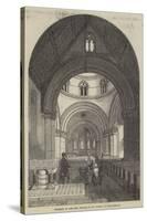 Interior of the New Church of St Peter, at Cheltenham-null-Stretched Canvas