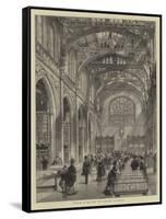 Interior of the New City Library, Guildhall-null-Framed Stretched Canvas
