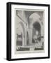 Interior of the New German Church at Jerusalem-null-Framed Giclee Print