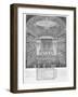 Interior of the New Theatre Royal Haymarket Engraving-James Stow-Framed Giclee Print