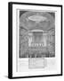 Interior of the New Theatre Royal Haymarket Engraving-James Stow-Framed Giclee Print