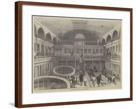 Interior of the New York Post-Office-null-Framed Giclee Print